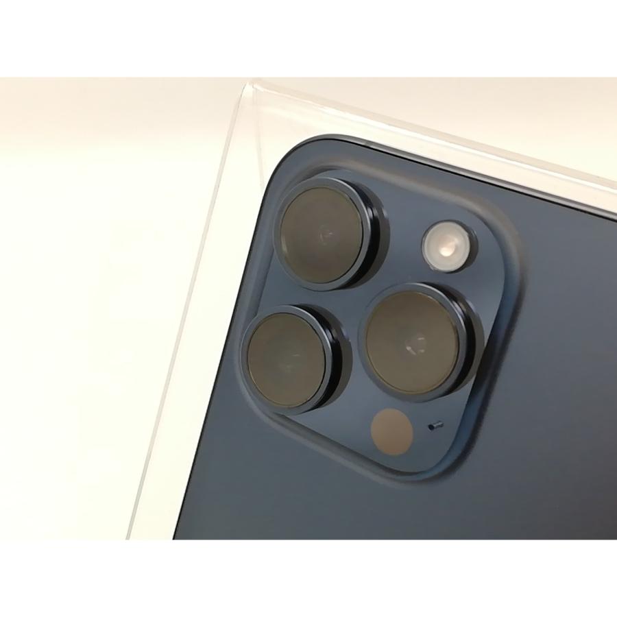 【中古】Apple 国内版 【SIMフリー】 iPhone 15 Pro 1TB ブルーチタニウム MTUU3J/A【秋葉4号】保証期間１ヶ月【ランクC】の画像