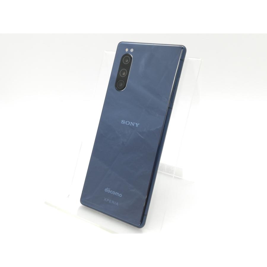 中古】SONY docomo 【SIMロック解除済み】 Xperia 5 SO-01M Blue【DS
