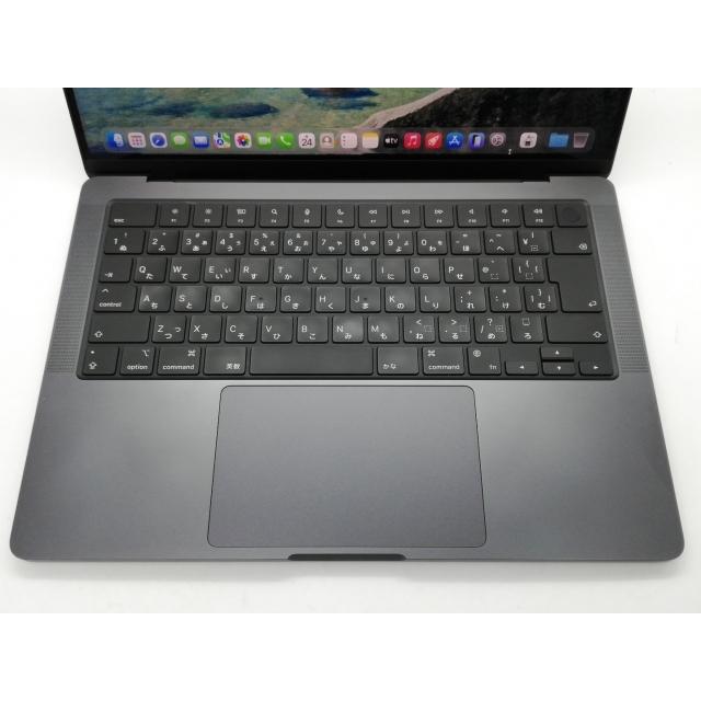 【中古】Apple MacBook Pro 14インチ M4(CPU:10C/GPU:10C) 16GB/512GB スペースブラック MW2U3J/A(14インチ,M4,2024)【DS秋葉】保証期間１ヶ月【ランクB】の画像