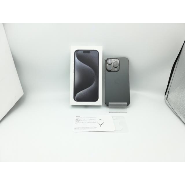 中古】Apple 国内版 【SIMフリー】 iPhone 15 Pro 512GB ブラック