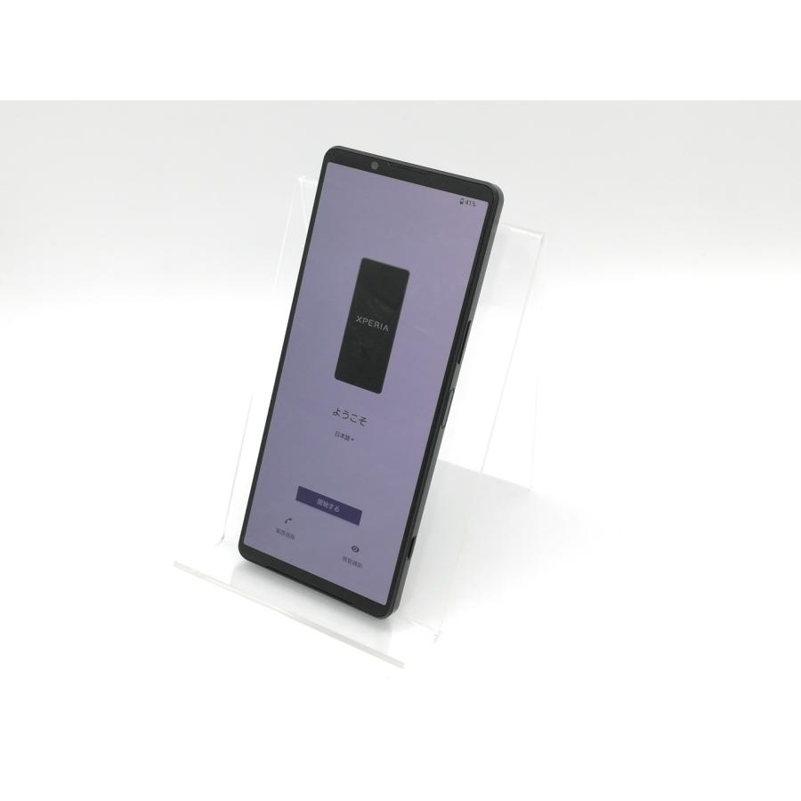 中古】SONY docomo 【SIMフリー】 Xperia 1 IV ブラック 12GB 256GB SO