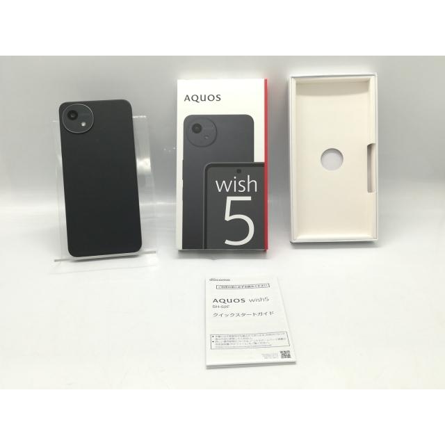 中古】SHARP docomo 【SIMフリー】 AQUOS wish5 スミ 4GB 64GB SH-52F