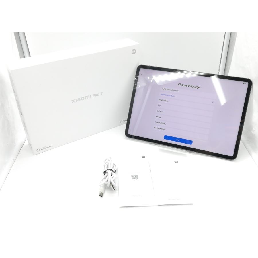 中古】Xiaomi 【Wi-Fi】 Xiaomi Pad 7 グレー 【Snapdragon 7+ Gen3