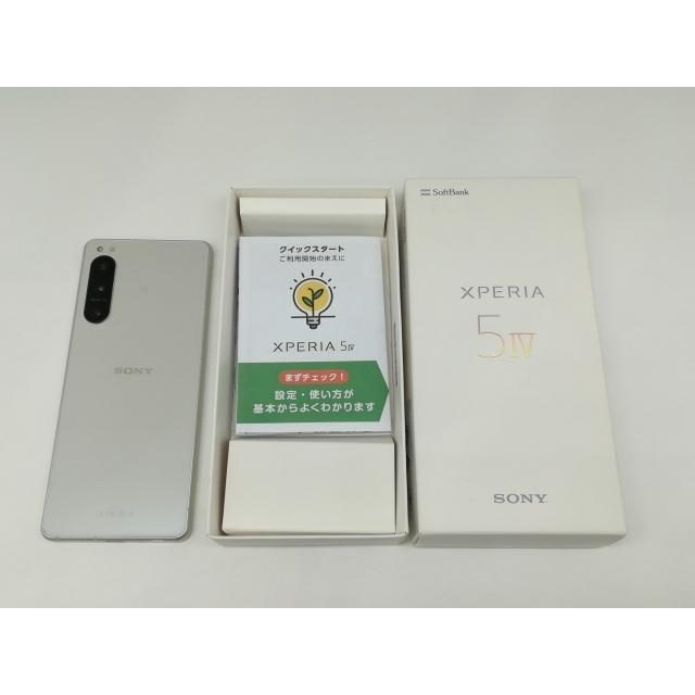 SONY SoftBank Xperia 5 IV 8GB 128GB A204SO エクリュホワイト