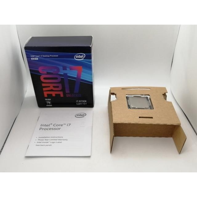 中古】Intel Core i7-8700K (3.7GHz/TB:4.7GHz) BOX LGA1151/6C/12T/L3