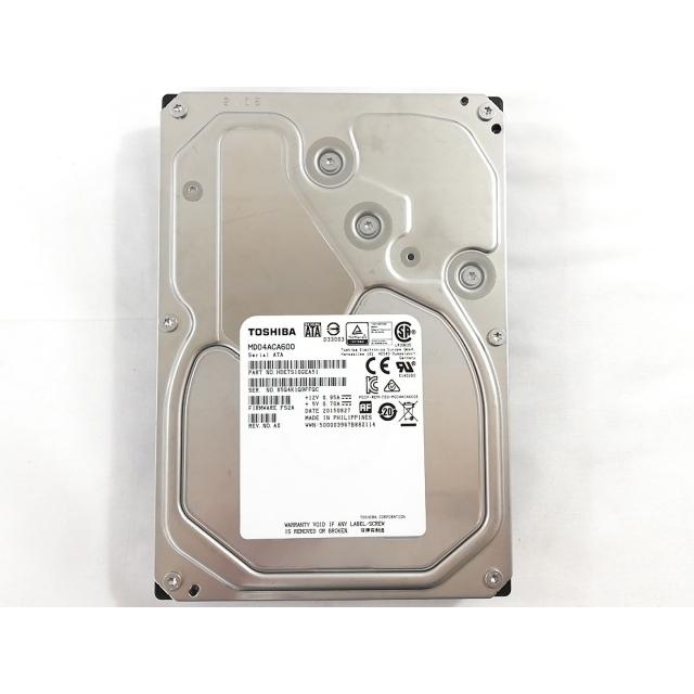 中古】TOSHIBA MD04ACA600 6TB/7200rpm/128MB/6Gbps【大阪本店】保証