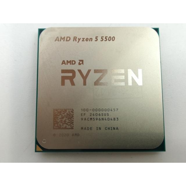中古】AMD Ryzen 5 5500 (3.6GHz/TC:4.2GHz) bulk AM4/6C/12T/L3 中古】AMD Ryzen 5 5500 (3.6GHz/TC:4.2GHz) bulk AM4/6C/12T/L3