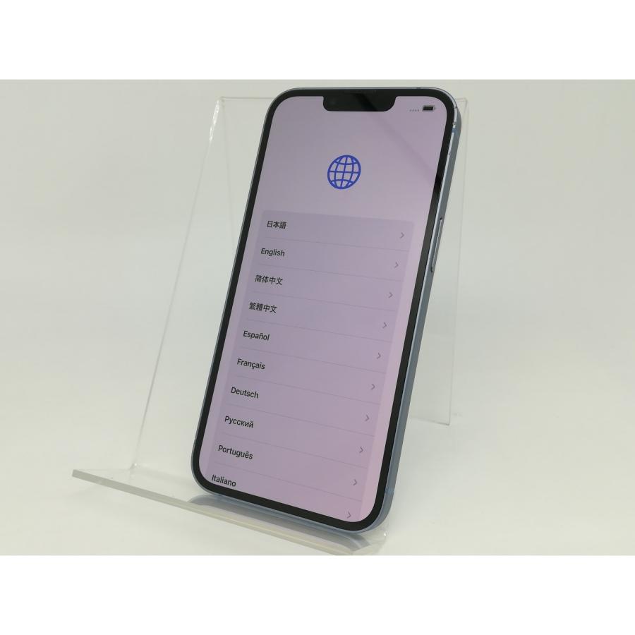 中古】Apple 国内版 【SIMフリー】 iPhone 14 256GB ブルー MPWN3J/A