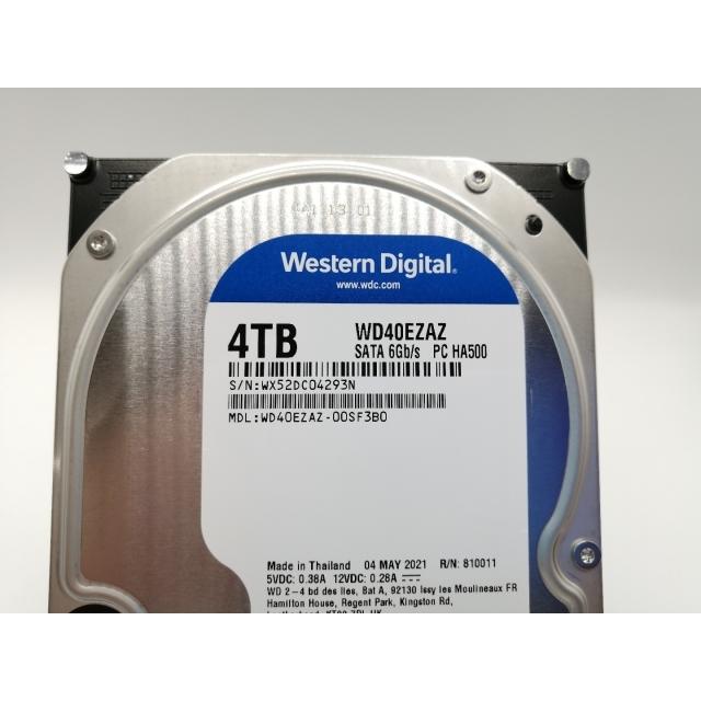 中古】W.D. WD40EZAZ WD Blue 4TB/5400rpm/256MB/6Gbps【大阪本店 