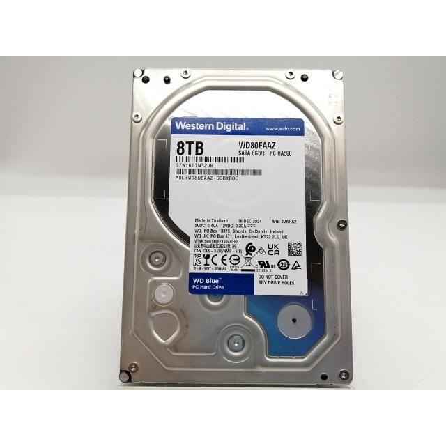 【中古】WD Blue 8TB HDD WD80EAAZ 中古】W.D. WD80EAAZ WD Blue 8TB/5640rpm/256MB/6Gbps【大阪本店
