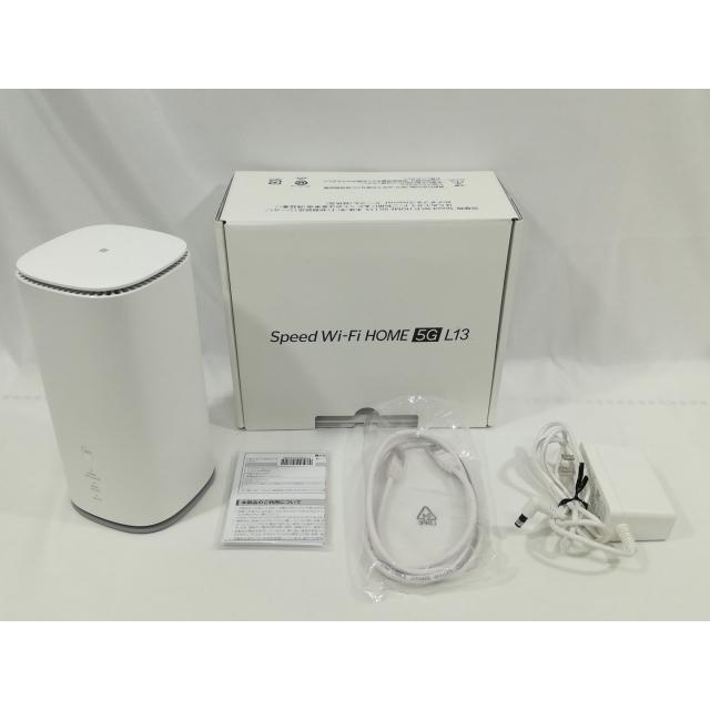 中古】ZTE UQmobile 【SIMフリー】 Speed Wi-Fi HOME 5G L13 ZTR02