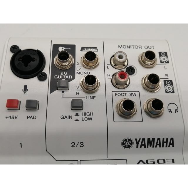 中古】YAMAHA AG03 ウェブキャスティングミキサー【大阪本店】保証期間