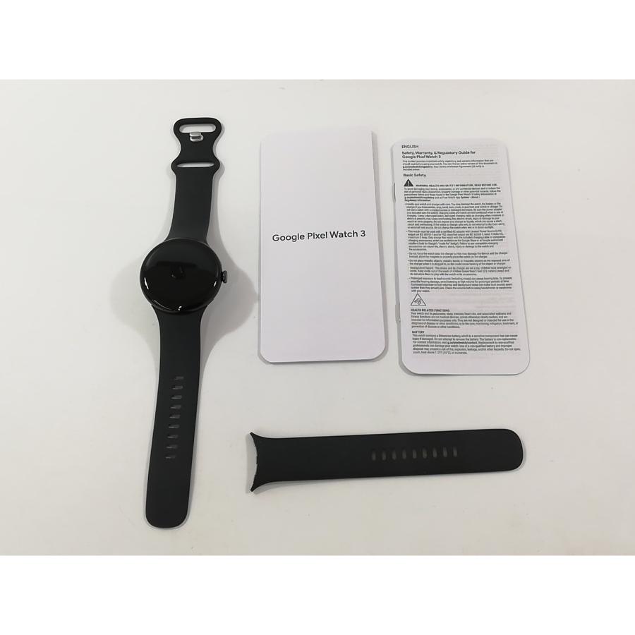 中古】Google Pixel Watch3 LTEモデル 45mm Matte Black アルミ