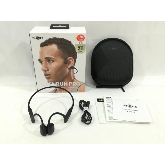 中古】Shokz OpenRun Pro SKZ-EP-000007 [ブラック]【OSU301】保証期間