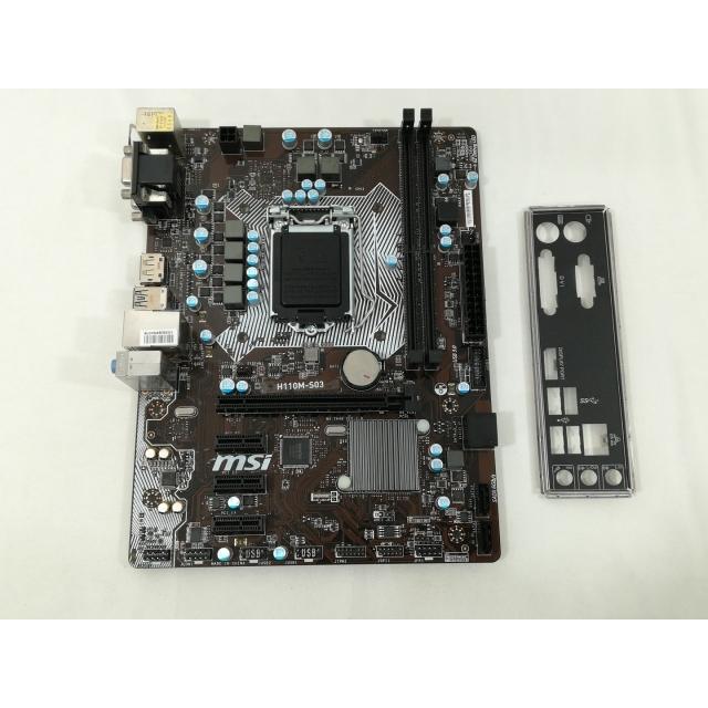 中古】MSI H110M-S03 H110/LGA1151/MicroATX/OEM専用モデル【大阪本店