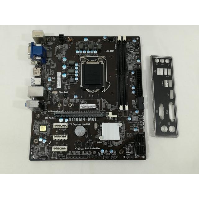 中古】N/B H110M4-M01 H110/LGA1151/MicroATX/OEM専用モデル【大阪本店