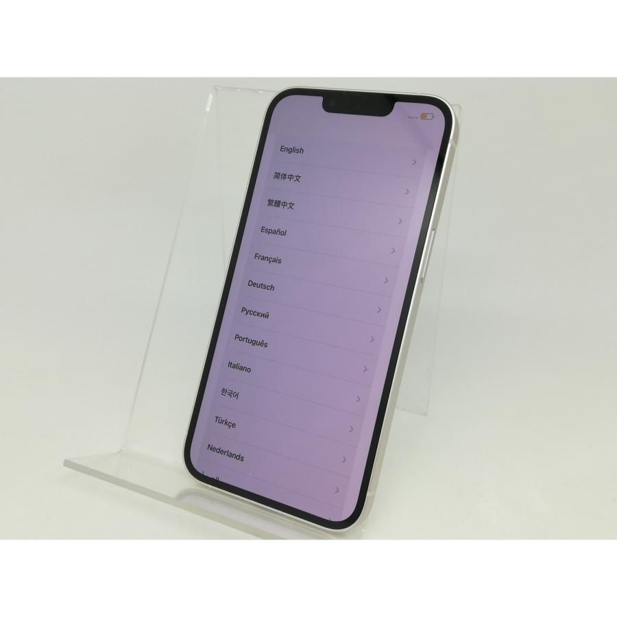 中古】Apple au 【SIMフリー】 iPhone 14 512GB スターライト MPX23J/A