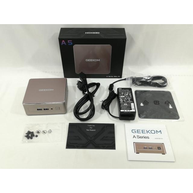 中古】GEEKOM A5【R5-7430U 16G 512G(SSD) 2.5GbE WiFi 】【大阪本店