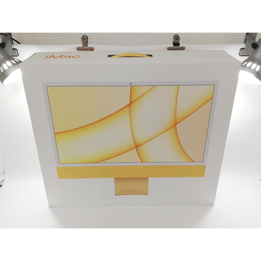 中古】Apple iMac 24インチ CTO (M1・2021) イエロー M1(CPU:8C/GPU:8C