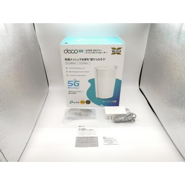 中古】TP-LINK Deco X50-5G Wi-Fi6(11ax)&5G対応メッシュWi-Fiシステム