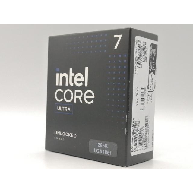 未使用】Intel Core Ultra 7 265K(3.9GHz) Box LGA1851/20C(P:8C/E:12C