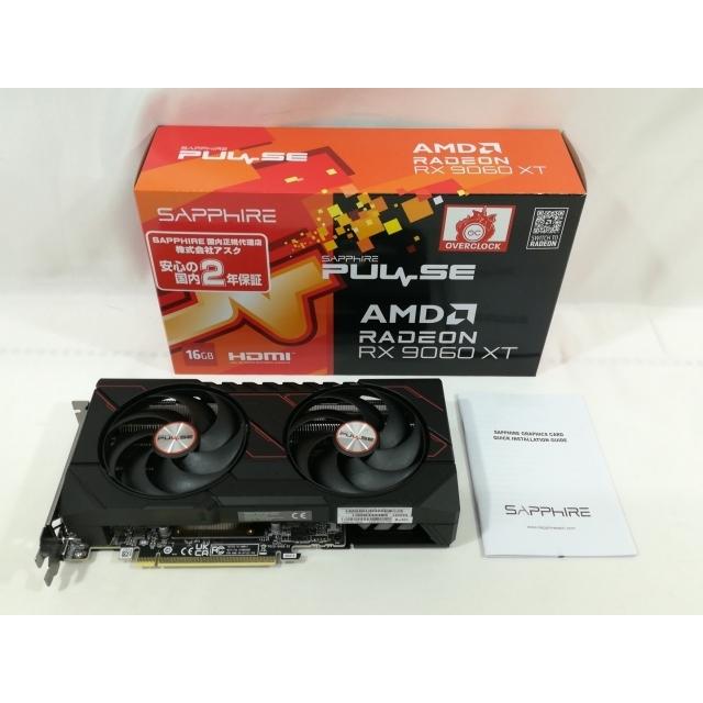 中古】SAPPHIRE SAPPHIRE PURE Radeon RX 9060 XT GAMING OC 16GB