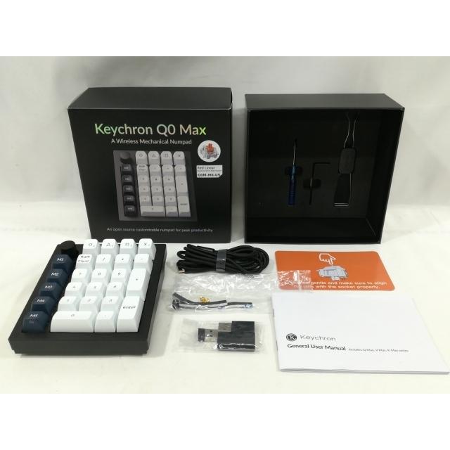 中古】Keychron Q0 Max QMK ワイヤレスカスタム・テンキー（赤軸