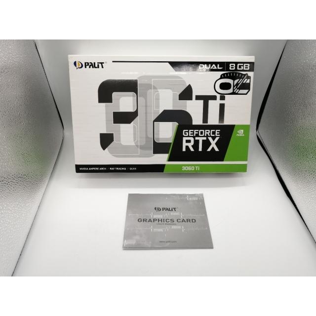 中古】Palit GeForce RTX 3060 Ti Dual OC 8GB LHR（NE6306TS19P2