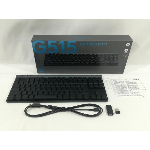 G515 TKL ロジクール　中古品 中古】Logicool G515 LIGHTSPEED TKL G515-WL-TCBK [ブラック]【大阪
