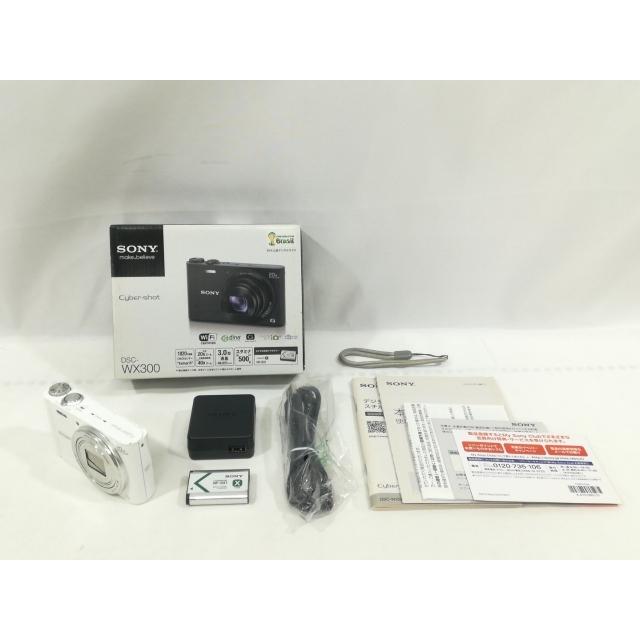 中古】SONY Cyber-Shot DSC-WX300(W) ホワイト【大阪本店】保証期間1