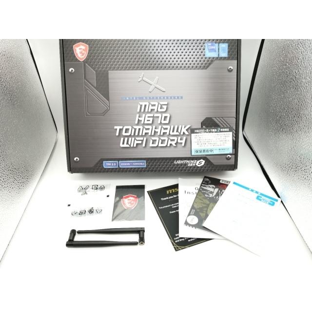 中古】MSI MAG H670 TOMAHAWK WIFI DDR4 H670(DDR4)/LGA1700/2.5