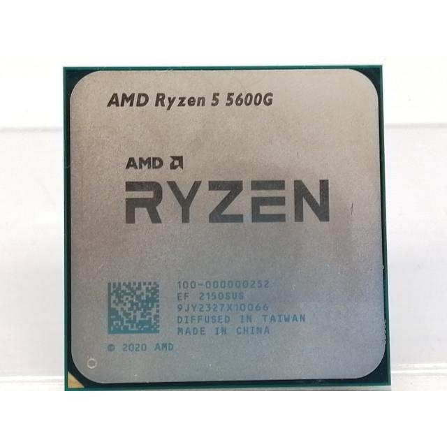 AMD Ryzen 5 5600G バルク 新品未使用品 中古】AMD Ryzen 5 5600G (3.9GHz/TC:4.4GHz) bulk AM4/6C/12T/L3 16MB