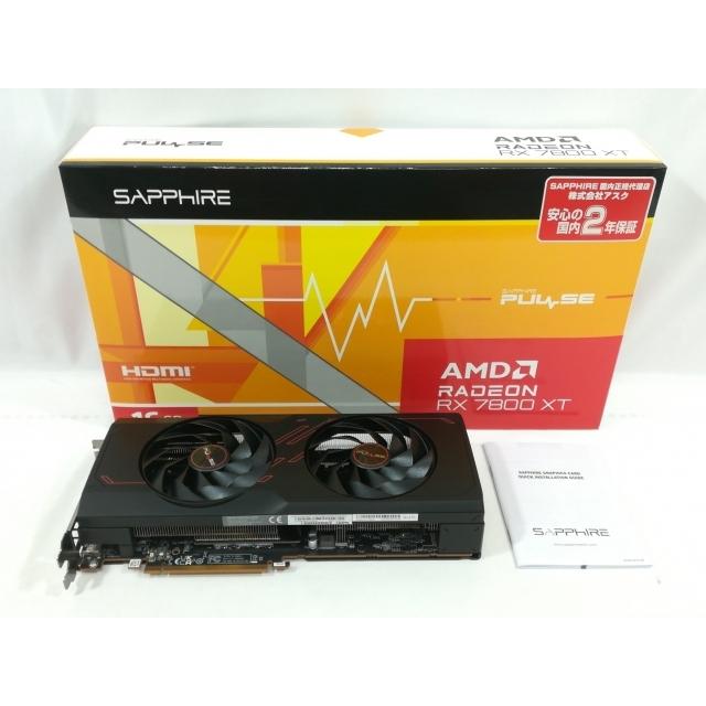 中古】SAPPHIRE PULSE Radeon RX 7800 XT GAMING 16GB GDDR6 RX7800XT