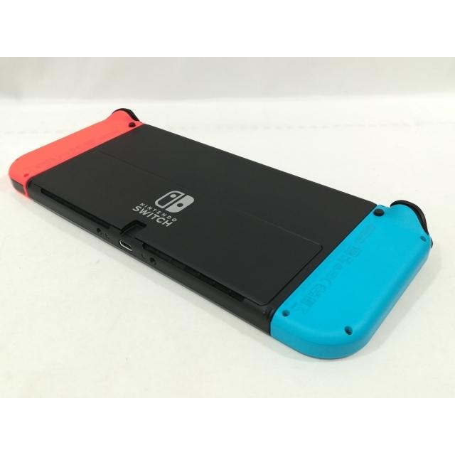 中古】Nintendo Switch 本体 (有機ELモデル) HEG-S-KABAA ネオンブルー
