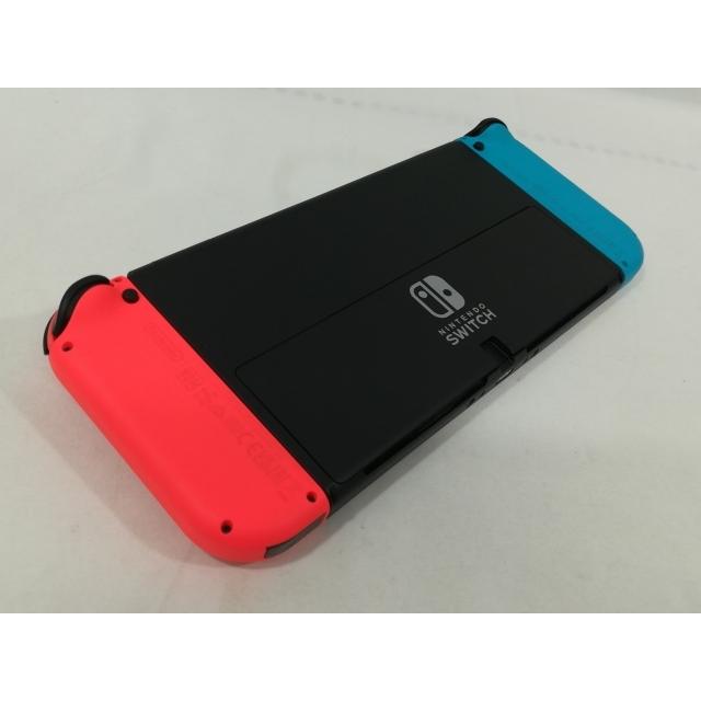 中古】Nintendo Switch 本体 (有機ELモデル) HEG-S-KABAA ネオンブルー