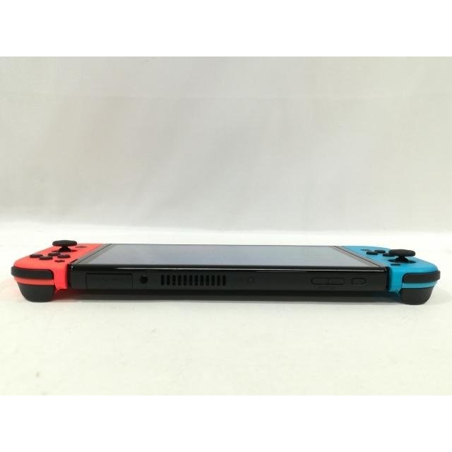 中古】Nintendo Switch 本体 (有機ELモデル) HEG-S-KABAA ネオンブルー