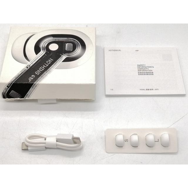 Nothing Ear (a) ホワイト 箱付き 付属品未使用 Nothing Ear(a) White(ホワイト)(国内正規品)(ANC搭載Bluetooth