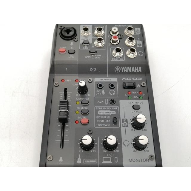 中古】YAMAHA AG03MK2 ライブストリーミングミキサー [ブラック]【大阪