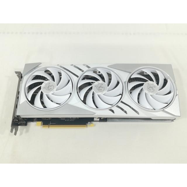 中古】MSI GeForce RTX 4070 SUPER 12G GAMING X SLIM WHITE