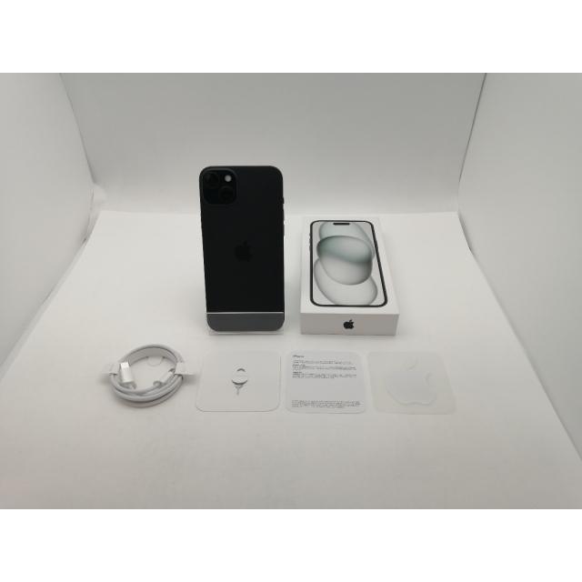 【中古】Apple 国内版 【SIMフリー】 iPhone 15 Plus 128GB ブラック MU083J/A【神戸】保証期間１ヶ月【ランクA】の画像