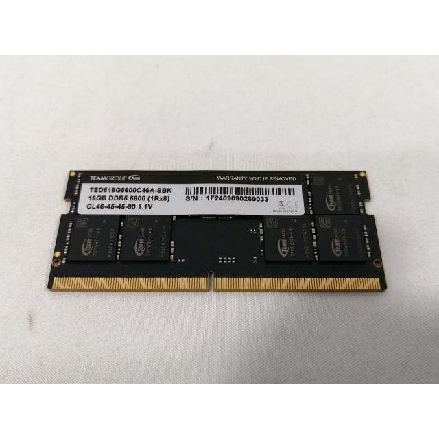 中古】262PIN SODIMM 16GB DDR5-5600(PC5-44800)【ノートPC用】【大阪