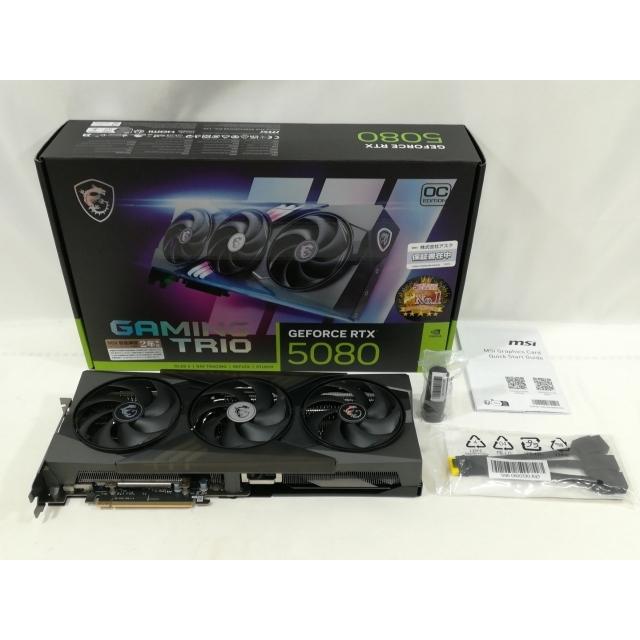 中古】MSI GeForce RTX 5080 16G GAMING TRIO OC RTX5080/16GB(GDDR7