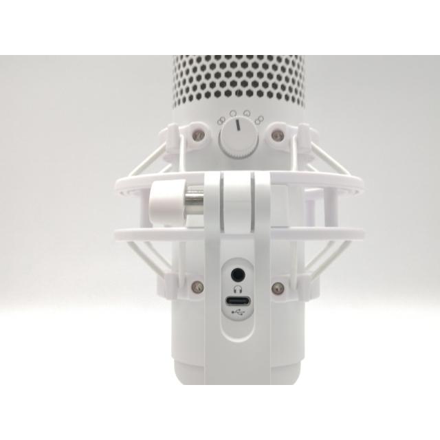 中古】HyperX QuadCast S 519P0AA White USBスタンドアロンマイク