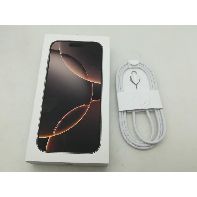 【中古】Apple 国内版 【SIMフリー】 iPhone 16 Pro 256GB デザートチタニウム MYN23J/A【大須】保証期間１ヶ月【ランクA】の画像