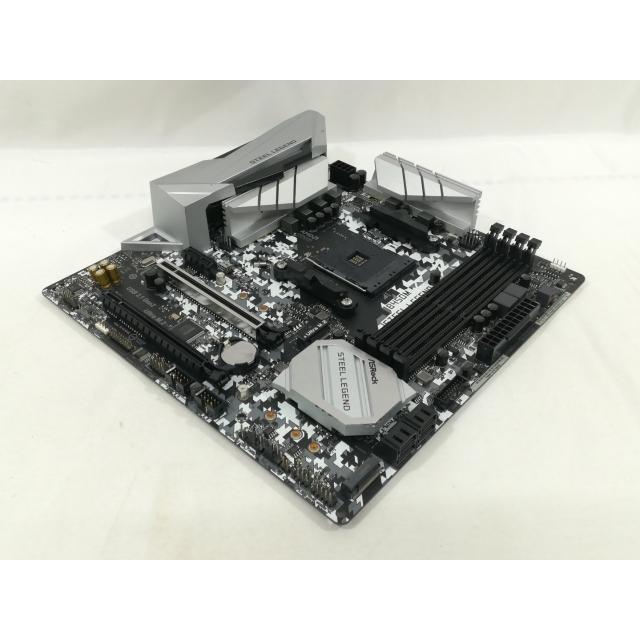 中古】ASRock B450M Steel Legend B450/AM4/MicroATX【大阪本店】保証