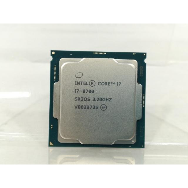 【中古】Intel Core i7-8700 LGA1151 動作確認済み 中古】Intel Core i7-8700 (3.2GHz/TB:4.6GHz) bulk LGA1151/6C/12T/L3