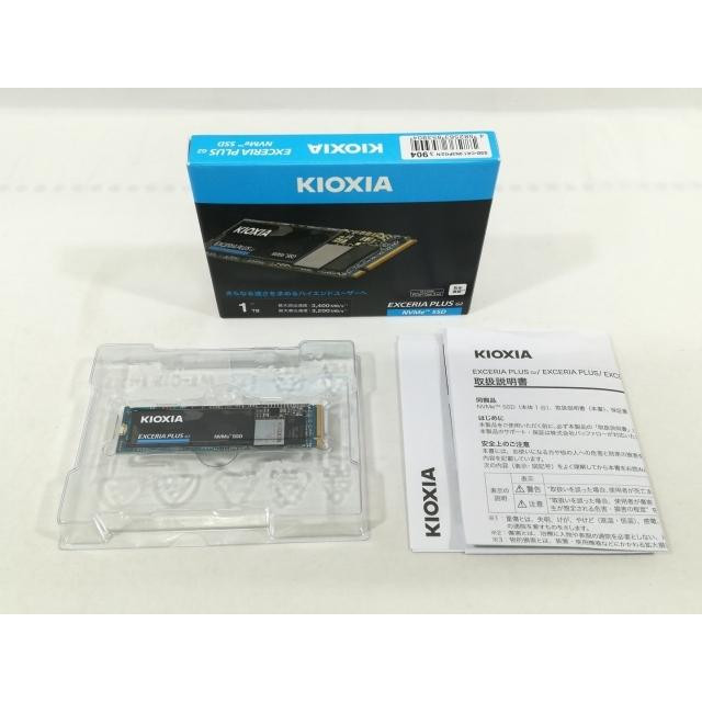中古】KIOXIA EXCERIA PLUS G2 NVMe SSD(SSD-CK1.0N3PG2/N) 1TB/M.2