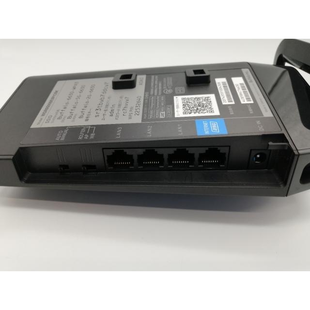 中古】BUFFALO AirStation WSR6500BE6P/CBK [ブラック] Wi-Fi7(11be