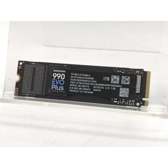 中古】SAMSUNG 990 EVO Plus MZ-V9S1T0B-IT 1TB (M.2 2280/PCIe5.0 