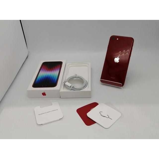 【中古】Apple 国内版 【SIMフリー】 iPhone SE（第3世代） 256GB (PRODUCT)RED MMYL3J/A【広島本通】保証期間１ヶ月【ランクC】の画像